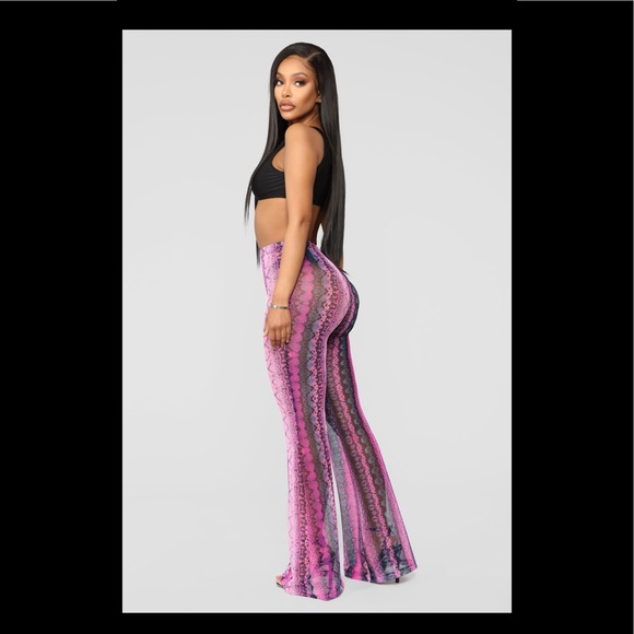 Fashion Nova Pants - Beach cover up or clubbing see through pants